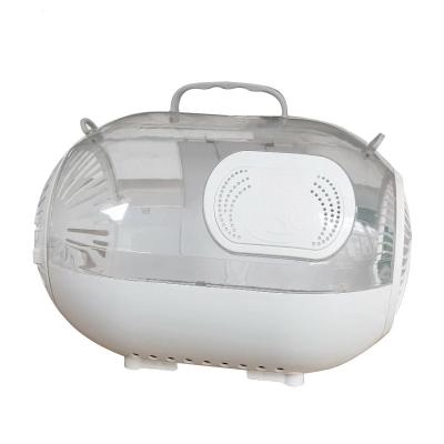 China Sustainable Wholesale Trolley Rolling Outdoor Transparent Bubble Space Capsule Pet Travel Bag for sale