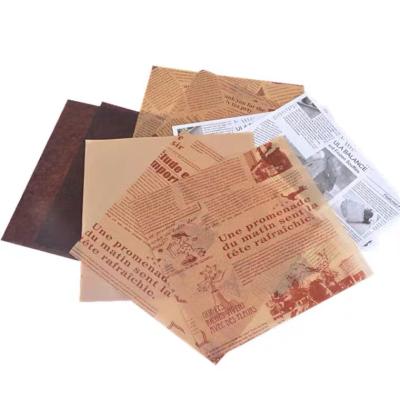 China Food Grade Wrapping Paper Parchment Bread/Sandwich with Logo Print for sale