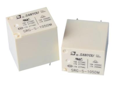 Chine RELAIS SRG-S-105DM de PIN miniature SANYOU du relais 4 de puissance de 5V 17A 277VAC à vendre