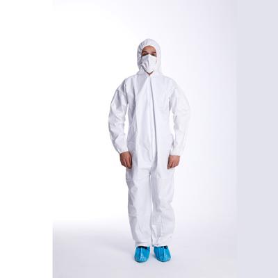 China With hood disposable microporous hooded coverall for sale