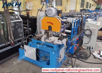 中国 Downpipe roll forming machine, rainspout, hook, elbow, end cap, 3mm thickness, GI material, pillar stand 販売のため