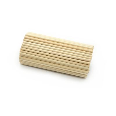 China Sustainable OEM Custom Size Wooden Finger Craft Sticks Beech Wood Dowels Wooden Round Rods for sale