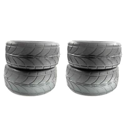 China Vehicles & Remote Control Toys 4PCS RC Car Spare Parts 1/10 Rubber Tire and Wheel RC Tire Sets (D-005) for sale