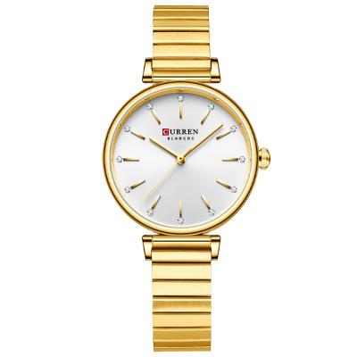 China High quality automatic date curren 9081 simple brand women's wristwatch quartz watch alloy watch custom case 3atm waterproof water resistant for sale