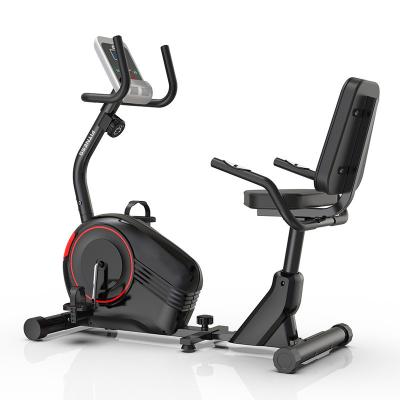 China Universal Resistance Magnetic Rotary Adjustment 8 Speed Bike Exercise Fitness Horizontal Bike For Wholesale for sale