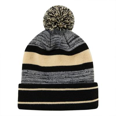 China COMMON Fashion Customized Jacquard High Quality Beanie Knit Hat Winter Hat Embroidery Knit Hat for sale