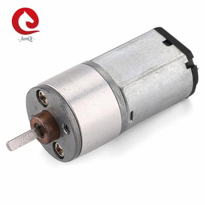 China Small DC Spur Gearbox Brush Motor 6V 030 DC Motor with 16mm Gearbox JQM-16RS030 For Hair Curler for sale