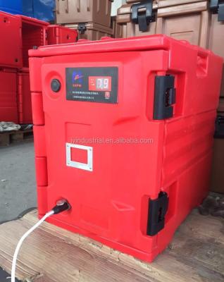 China Capacitación de 90L, portacohetes aislados de carga frontal para el transporte de alimentos calientes en venta