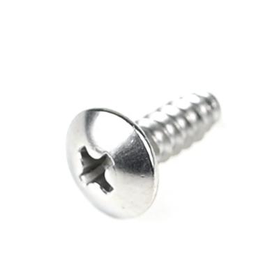 China Parafusos de autoapertura de chapa de metal de 12 mm con accionamiento Phillips y cabeza redonda en venta