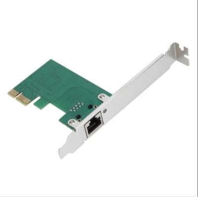 China RJ45 Network Card Gigabit High Speed Ribbon Network Adapter 1000mbps PCI-e Desktop Card for sale
