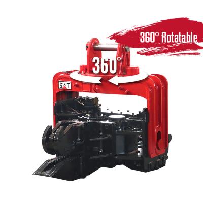China Construction works High Efficiency PC300 Excavator Sheet Pile Driver Vibro Pile Hammer for sale