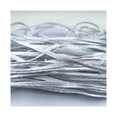 Chine 0Largeur de 0,5 cm Tissu en polyester 100% recyclé pour vêtements et chaussures durables à vendre