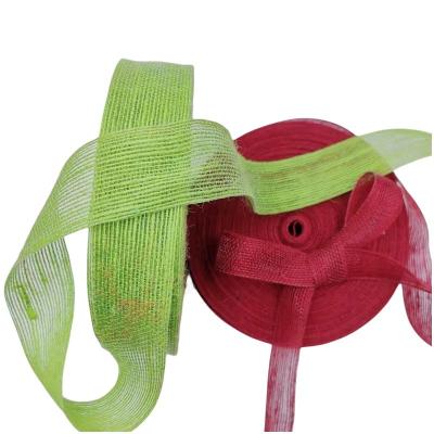 China Cinta de yute personalizada para decoración navideña hecha a mano Apoyo 7 días Muestra de pedido Tiempo de entrega en venta