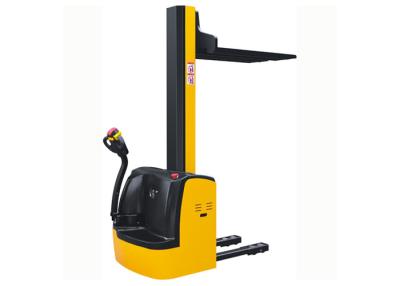 China Apilador eléctrico de la plataforma de Walkie de la sola columna 1 tonelada con el palo ancho de la visión en venta