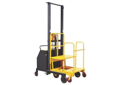 China Semi Electric Order Selector Forklift , PU Wheel Warehouse Order Picking Equipment for sale