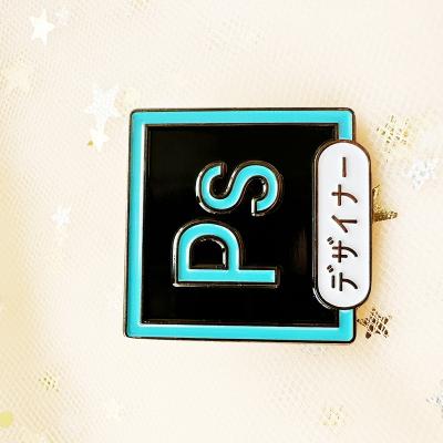 China Europe Wholesale Price 2 Male Female Terminal Bl Pin 0.25 Inch Kilt Name Brooch Pin Back Chip And Card Metal Pin for sale