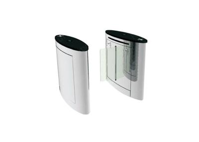 China Half Height Sliding Speed Gates Turnstile Waterpoof with Card Reader for sale
