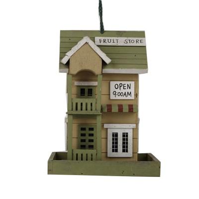 China Sustainable Home Colorful Handmade Bird Feeder For Outdoor Hanging Bird Friendly Home Decor for sale