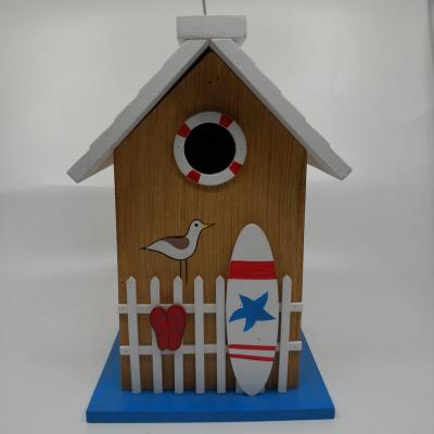 China Sustainable Handmade Animal Bird House , Outdoor Decor Garden Bird Cages for sale