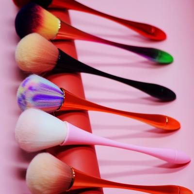 China NAIL Nail Dust Remover Brush Nylon Tools with Diamond Professional Nail Art Cleaning Nail Accessories for sale