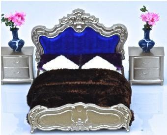 China miniature scale European bed 1:25--scale model beds,G guage model furniture,architectural model accessories for sale