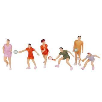 China 1:100 model sport people-model stuff,scale color sports figures,model sports figures for sale