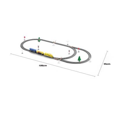 China Toy Wholesale Electric Slotted Model Train Track High Speed Train Toy Set With Light Education Children Play 2021 New for sale