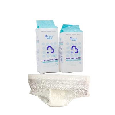 China Plain Weave 2022 Wholesale Cheap Super Soft Adult Diaper Pants Disposable Adult Diapers for sale