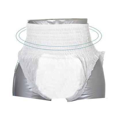 China Ultra Thick Premium Plain Weave Super Absorbent Sexy Fabric Like Adult Pull Up Nappy Diaper For Adults for sale