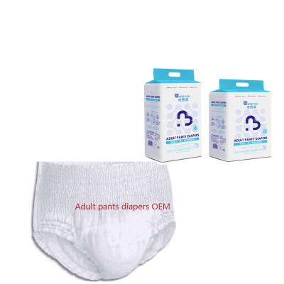 China OEM ODM Plain Weave Pant Disposable Adult Diaper For Hospital Disabled Incontinence People for sale