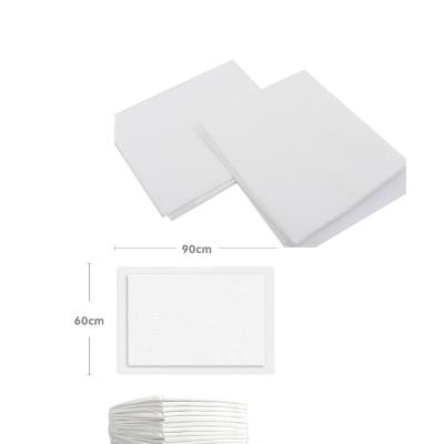 China Plain Weave Water Absorbent And Leak Proof Incontinence Bed Pads Disposable Under Pad For Men And Women for sale
