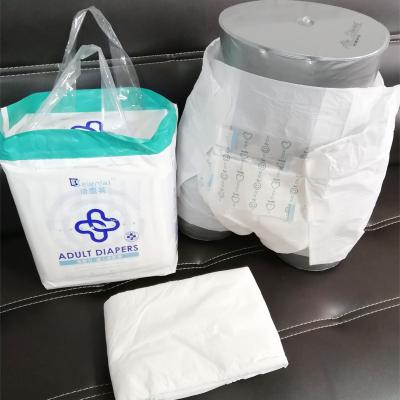 China Plain Weave Diaper For Women Adult Thick Diaper Wetting Adult Diaper for sale