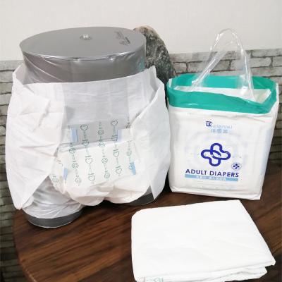 China OEM Soft Plain Weave Breathable And Absorbent Disposable Free Adult Diapers For Men And Women for sale