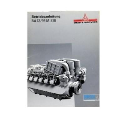 China Wholesale High Quality Marine Engine Parts Diesel Engine Parts Spares High Performance Deutz 12M816 Parts for sale