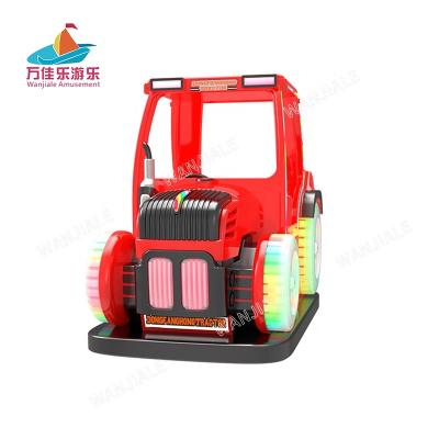 China Guangzhou Amusement Metal Stereo Lighting Fiberglass Truck Tractor Cute Kiddie Rides Bumper Cars for sale