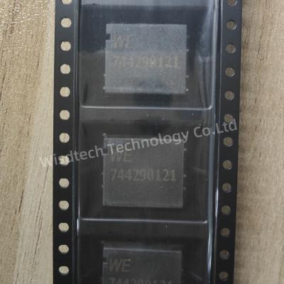 China 744290121 120μH 10 kHz 2 líneas de modo común de estrangulamiento de la superficie de montaje 5.5A DCR 10.5mOhm en venta
