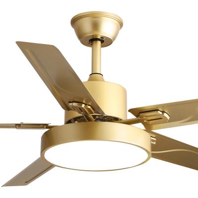 China Modern Contemporary Home Bedroom Decor Outdoor For Motor Metal 6 Blade Backrest Wind Speed Macaroon Ceiling Fan Light for sale