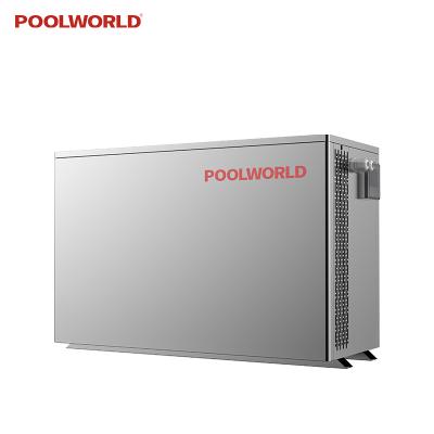 中国 Inverter R32 Heat Pump Factory Outdoor Quiet Supply Heatpump Full Air To Water Swimming Pool For Heating And Cooling 販売のため