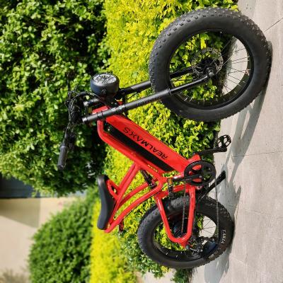 China New Design 1000W 20Ah Aluminum Alloy REALMAXS MA-20 Rear Motor High Speed Folding Electric Bike For Factory Direct for sale