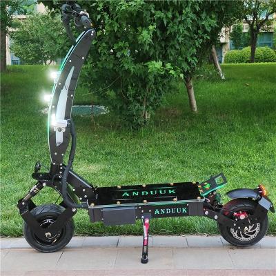China ANDUUK Unisex 60V Wholesale Foldable Powerful 11 Inch Two Wheel Best Electric Scooter For Adult for sale