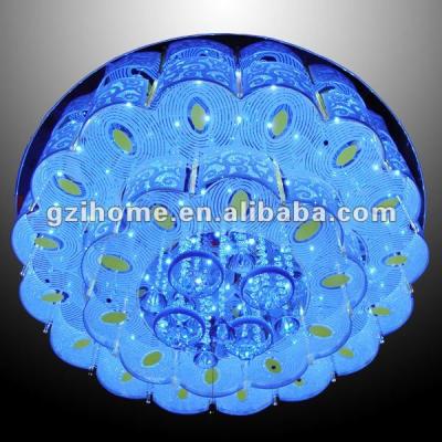 China Newly store modern crystal ceiling light with mp3 for sale