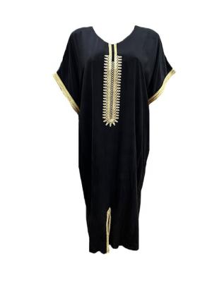 China African clothing factory women boubou femm abaya comfortable modern muslim abaya kaftan islamic cameroon embroidered african women dresses for sale