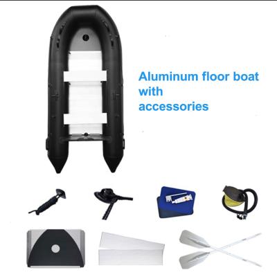 China New High Speed PVC Inflatable Boat 230cm 7.55 Feet Packing PVC Boat Rib Material for sale