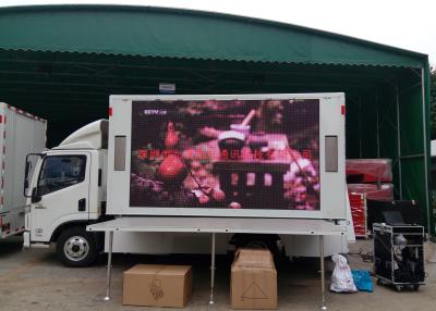 China Projeto estático móvel da varredura da exposição de diodo emissor de luz do reboque de HD P16 distância de visão de 15 - de 200m à venda