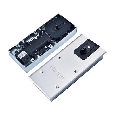 China Modern Hot Selling 110KG Glass Door Closer 110KG Floor Hinge Adjustable Floor Spring 2 Speed Glass Spring for sale