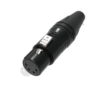 Κίνα Εσωτερικός ήχος 4-Pin XLR Mount Connector IP40 Κατηγορία Προστασίας 4-Pole Plug για ασύρματο ακουστικό μύρο ακουστικών προς πώληση