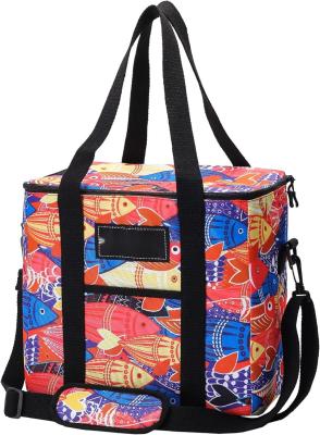 China Portable Collapsible Insulated Bag Cooler Waterproof Lightweight Large Soft With Padded Shoulder Strap for sale