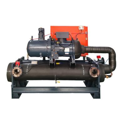 China R404A Screw Type Water Cooled Chiller 210kw Chiller For Injection Moulding Machine for sale