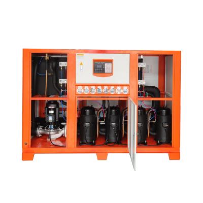 China 50HP 10 Ton Water Cooled Chiller 150KW Industrial Water Chillers R22 / R407C Refrigerant for sale