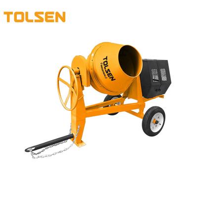 China Construction works TOLSEN 86195 350l 4.8kw 30rpm Mini Gasoline Concrete Mixer for sale